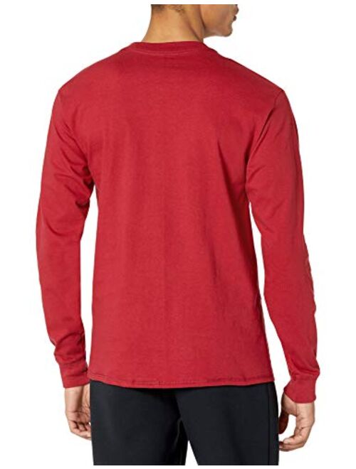 Hanes Men's  Raglan Sleeve Beefy Henley T-Shirts