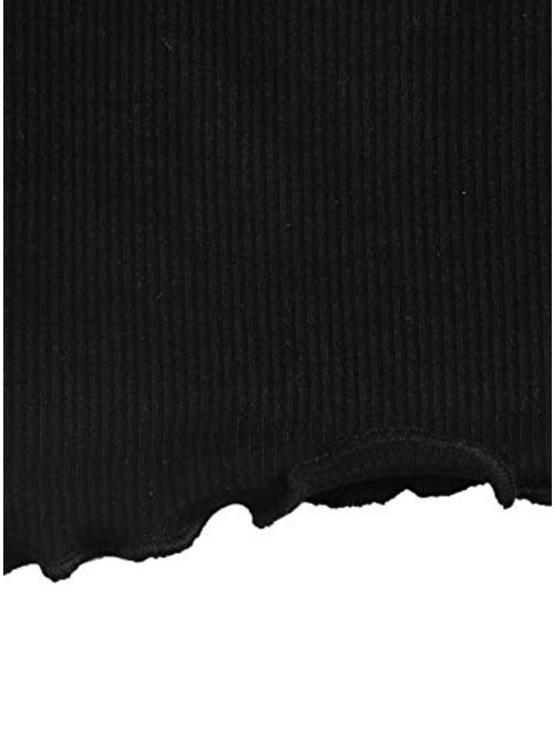 SweatyRocks Women's Cactus Print Crop Top Summer Short Sleeve Graphic T-Shirts