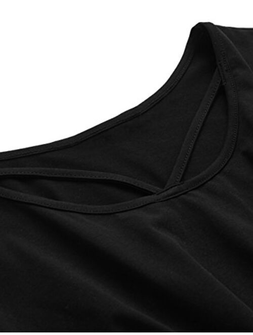 SweatyRocks Women's Loose Short Sleeve Summer Crop T-Shirt Tops Blouse