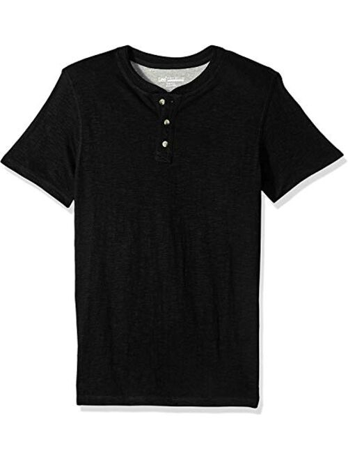 LEE Mens Henley Short Sleeve T-Shirt | Casual, Soft Breathable Cotton Tee | Regular Fit, Big and Tall