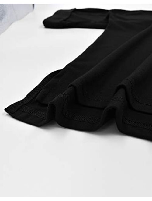 Topstype Womens Summer Short Sleeve T Shirts V Neck Tunic Roll Up Tops Cute Tees Loose Fitted Henley Workout Shirts