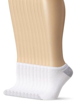 Womens No Show Socks Extended Size 10 Pack (650/1P)