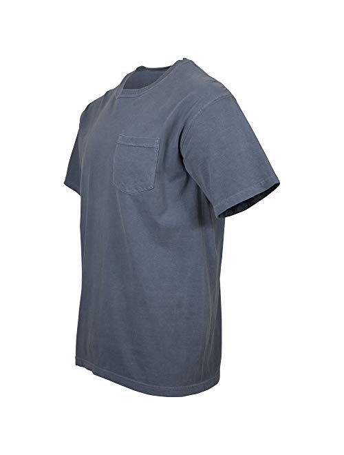 Amazon Essentials Comfort Colors Men's Adult Short Sleeve Pocket Tee, Style 6030