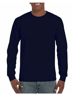 Black Cotton Solid G2400 Long Sleeve T-Shirts