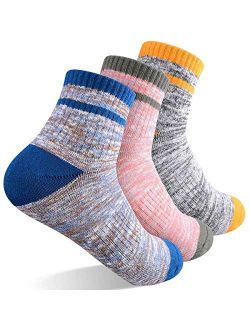 Hiking Walking Socks For Women, FEIDEER Multi-pack Outdoor Recreation Socks Moisture Wicking Crew Socks