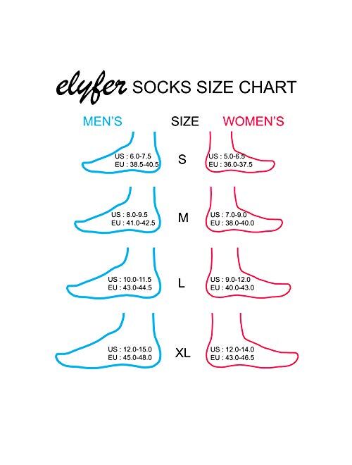 ELYFER Women's 3 Pack Thin Bamboo Dress Socks- Casual Color Crew Socks, Comfort Seam