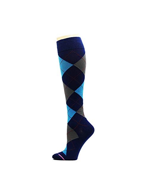 5 Pairs Dr. Motion Therapeutic Graduated 8-15mmHg Compression Women's Knee-hi Socks
