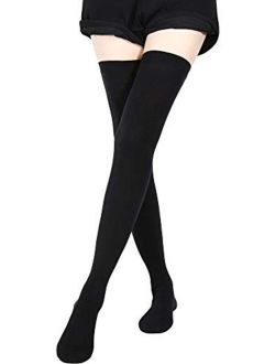 Extra Long Socks Thigh High Cotton Socks Extra Long Boot Stockings for Women