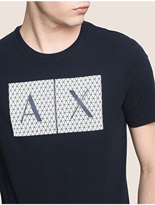 AX Armani Exchange Men's Crew Neck Logo Tee