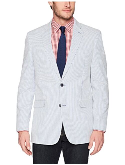 Tommy Hilfiger Men's Modern Fit Seersucker Suit Separates-Custom Jacket & Pant Size Selection