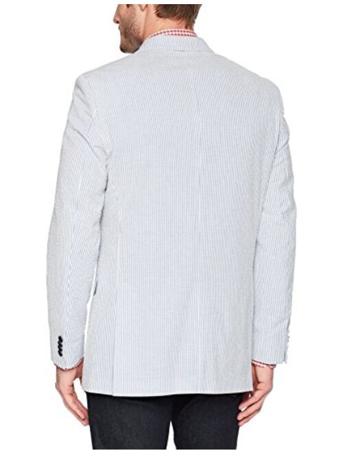 Tommy Hilfiger Men's Modern Fit Seersucker Suit Separates-Custom Jacket & Pant Size Selection