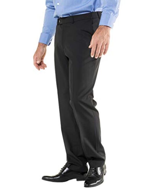 JP 1880 Men's Big and Tall Easy Care Comfort Fit Wool Suit Pants 705516