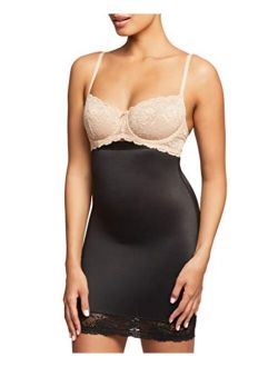 Montelle Women's Plus Size Strapless Shapewear Firm Tummy Control Waist Body Shaper Slip