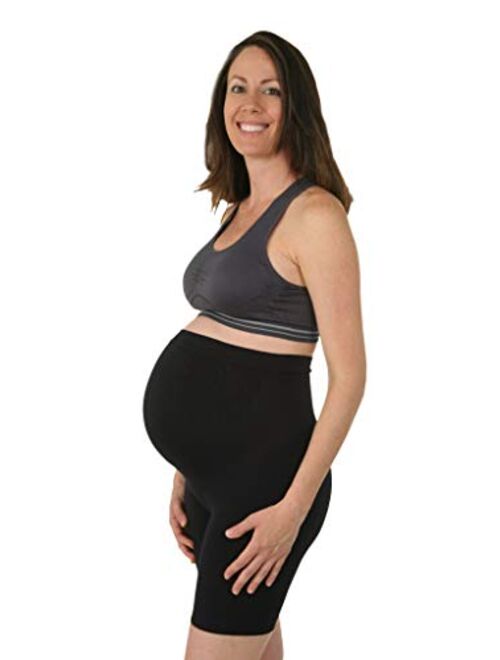 Belevation Maternity Shapewear, High Waisted Mid-Thigh Pregnancy Boyshort Pettipant