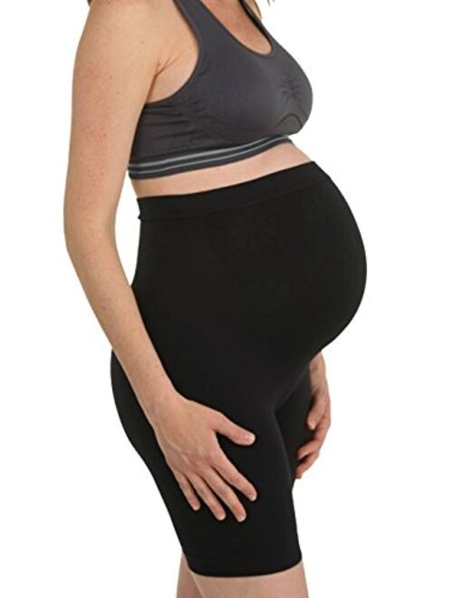Belevation Maternity Shapewear, High Waisted Mid-Thigh Pregnancy Boyshort Pettipant