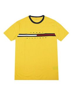 Men's Cotton PRinted Short Sleeve Classic Fit Big Logo T-Shirt