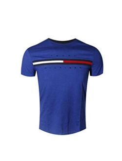 Men's Cotton PRinted Short Sleeve Classic Fit Big Logo T-Shirt