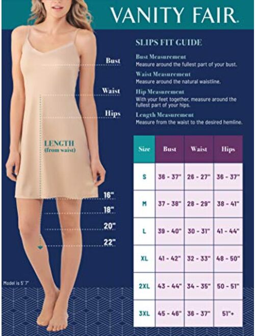 Vanity Fair Women's Plus Size Body Foundation Half Slip 11072