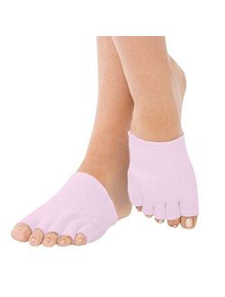 Gel-Lined Toe Socks Straightener Stretcher Separators Spacer help Cracked Skin