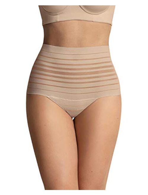 Leonisa Panty for Women High Waisted Underwear Tummy Control Thong Panty