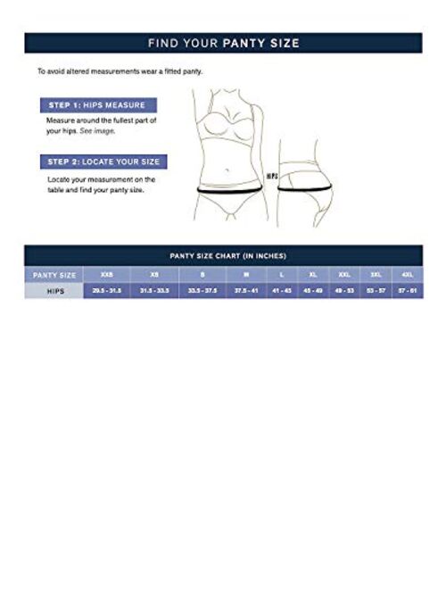 Leonisa Panty for Women High Waisted Underwear Tummy Control Thong Panty