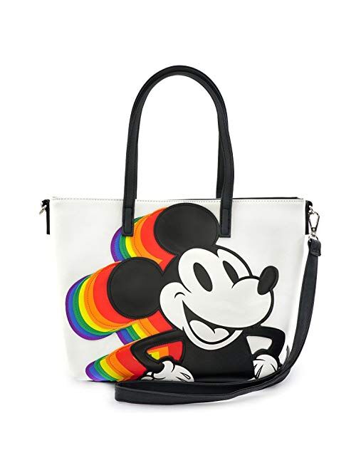 Loungefly x Disney Rainbow Mickey Mouse Convertible Handbag