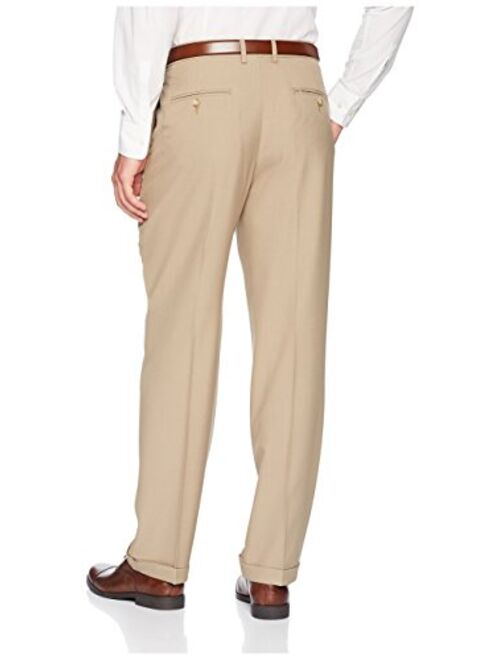 Haggar Men's Big and Tall Big & Tall Premium Comfort Classic Fit Pleat Front Pant