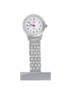 TRIXES Fob Watch - Nurses Fob Watch - Quartz Movement - Perfect for Medical Professionals - Doctors Vets and Paramedics - Pin Closure