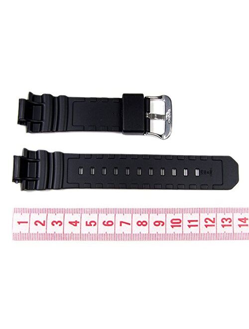 Genuine Casio Replacement Watch Strap 10273059 for Casio Watch AWG-M100F-1BD, AW-590-1AW + Other models