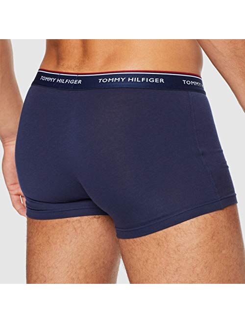 Tommy Hilfiger Men's 3 Pack Premium Essentials Trunks, Blue