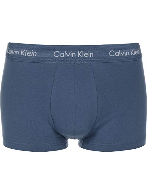 Calvin Klein Men's 3 Pack Low Rise Trunks, Multicoloured