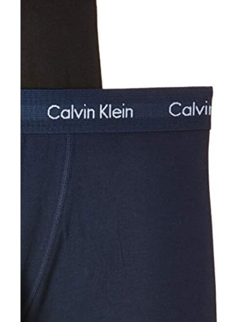 Calvin Klein Men's 3 Pack Low Rise Trunks, Blue