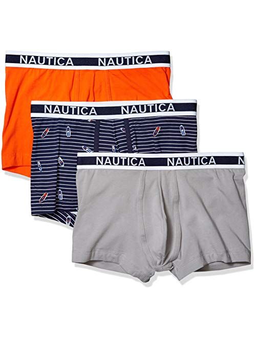 Nautica Men's Classic Underwear Cotton Stretch Trunk