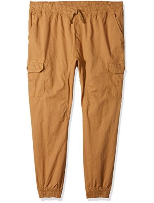 Southpole Men's Jogger Pants Washed Ripstop Fabric with Cargo Pockets