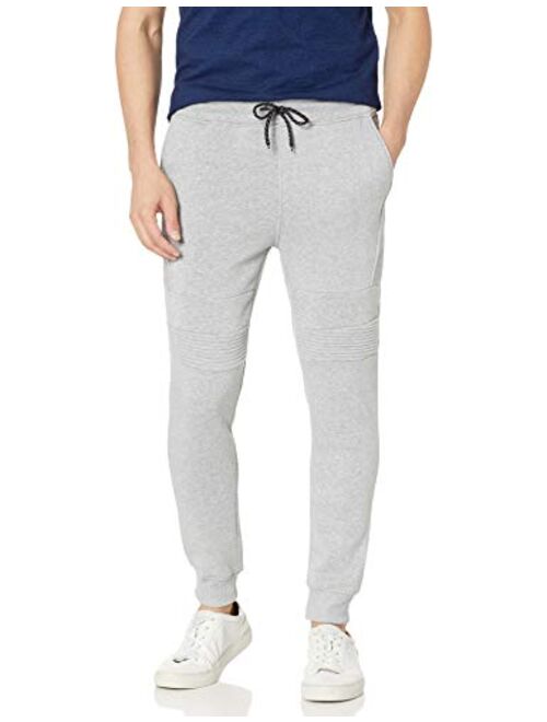 Buy Southpole Men's Basic Jogger Fleece Pants (Moto and Zipper Details ...