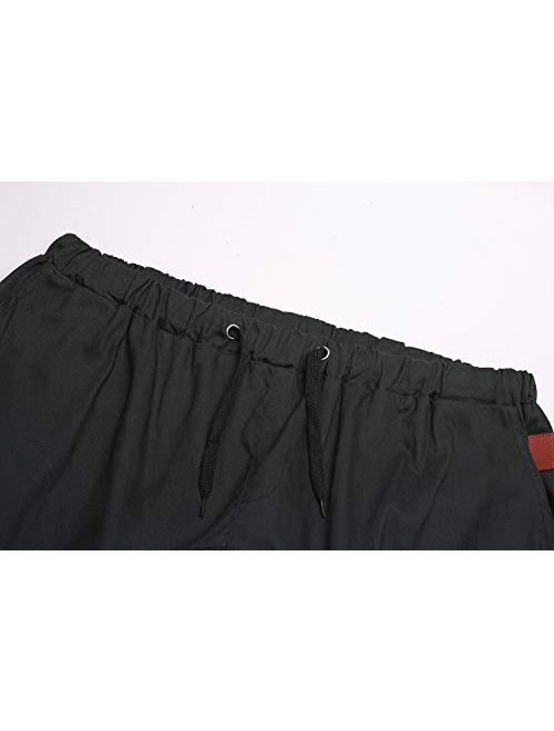 Yidarton Men's Cargo Pants Slim Fit Casual Jogger Pant Chino Trousers Sweatpants