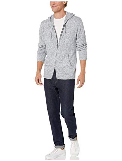 Amazon Brand - Goodthreads Men's Supersoft Marled Fullzip Hoodie Sweater