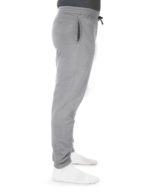 Jerzees Men's and Big Men's Fleece Jogger Sweatpants, up to Size 3XL