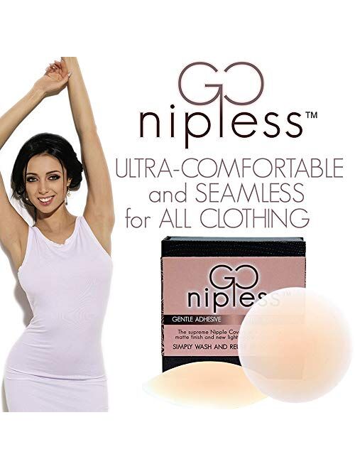 Nipple Covers Silicone Pasties For Women - Adhesive Petals Nip Covers Reusable Nipplecovers Sticky Gel Go Nipless