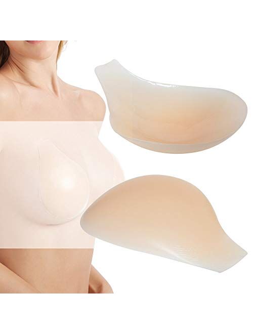 Silicone Bra Self Adhesive Push Up Strapless Invisible Pasties Breast Lift# 