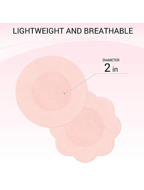 Buy Fabric Nipple Covers Breast Petals 10 Pairs Adhesive Bra One