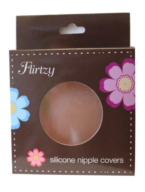 Flirtzy Self-Adhesive Silicone Nipple Cover Invisable Nipple Concealers Reusable