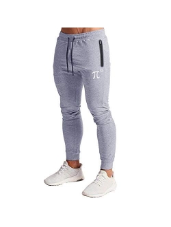 PIDOGYM Men's Slim Jogger Pants,Tapered Sweatpants for Training, Running,Workout with Elastic Bottom