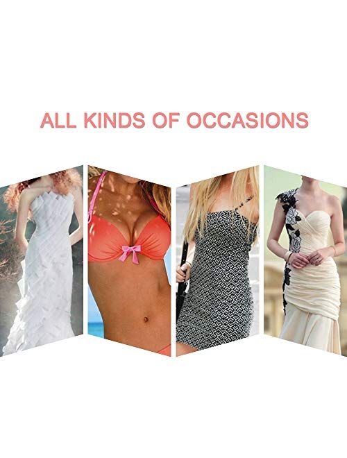 Nippleless Covers, Reusable Adhesive Nipple Covers Invisible Silicone Breast Pasties
