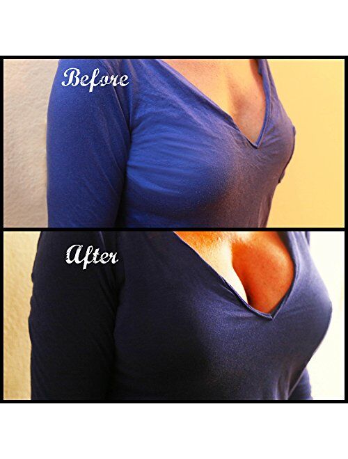 Divine Push Up Bra D, DD, E, F Cup Lift Breast Pads Inserts + Free Body Tape