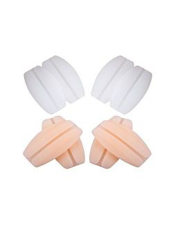 Bra Strap Cushions Holder,Vekey Silicone Non-Slip Pliable Shoulder Protectors Pads Bra Cushions Pads 4 Pairs