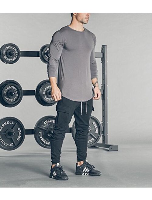 PAIZH Men's Cargo Jogger Pants Workout Sweatpants Casual Trousers
