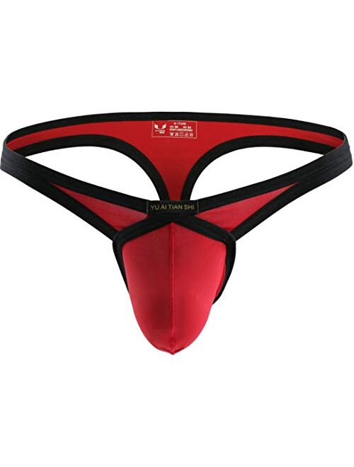 MuscleMate Premium Men's Thong Sexy Sport Comfort G-String Lovely Thong Man Low Raise Underwear