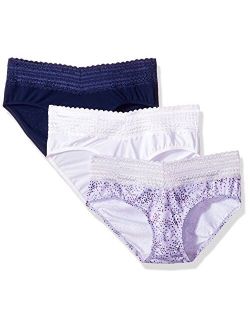Blissful Benefits No Muffin Top 3 Pack Hipster Panties