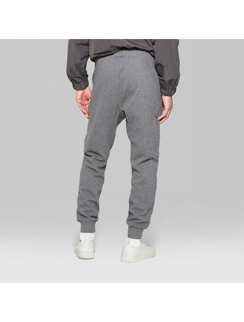 Men's Mid-Rise Knit Cargo Jogger Pants - Original Use&#153; Quill Gray